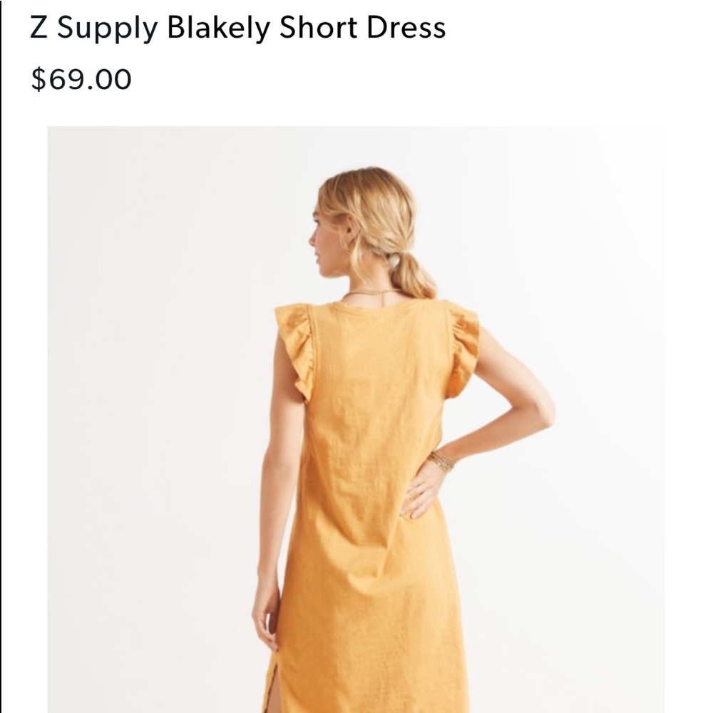 Ruffle “no sleeve “ dress